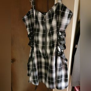 Dolls Kill mini plaid dress